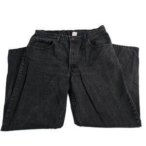 VTG Levi's 560 loose fit tapered leg jeans 38x32 made in USA Black mens 6844